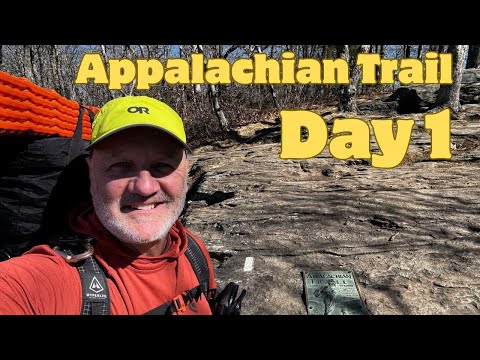Appalachian Trail 2024 Day 1: Approach Trail to Springer Mountain