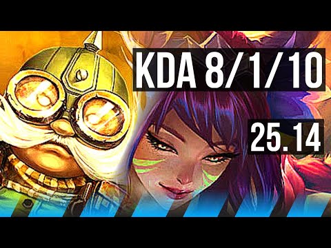 CORKI vs AHRI (MID) | Dominating | EUW Challenger | 25.14