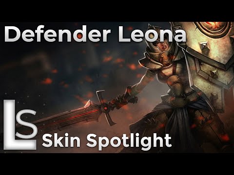 Defender Leona - Skin Spotlight - League of Legends - Patch 10.22.1