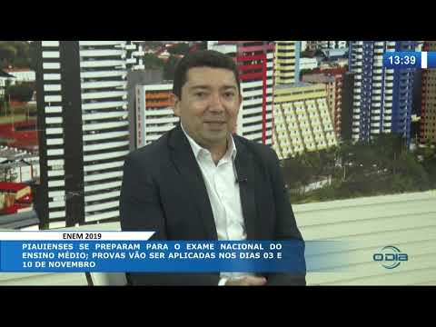 O DIA NEWS (30.10.19) Ellen Gera (Sec. Est. Educacão) - Enem 2019