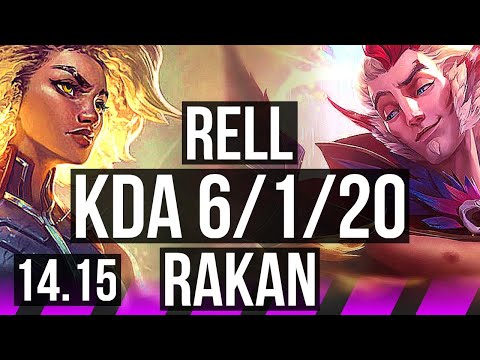 RELL & Draven vs RAKAN & Jinx (SUP) | 6/1/20, 68% winrate | EUW Master | 14.15