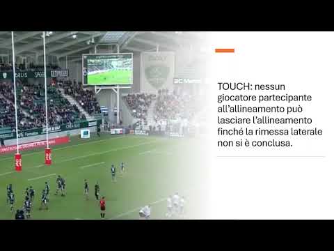 3  TOUCH nessun giocatore partecipante all’allineamento può lasciare l’allineamento finché....