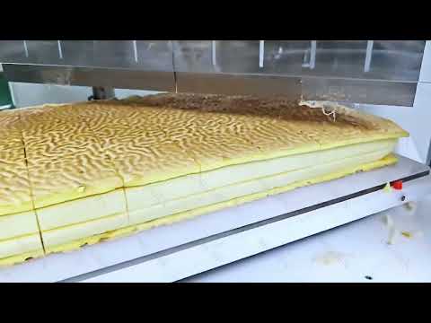 Sheet cake cutting machine - ultrasonic cutter