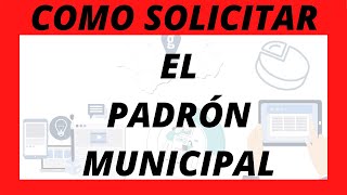 ✅ Como SOLICITAR el EMPADRONAMIENTO MUNICIPAL. ✅