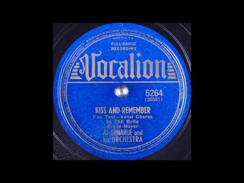 Al Donahue & his orchestra - Kiss and Remember (1939)