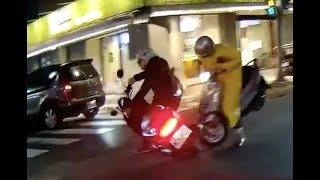 【車禍影片】哪來的勇氣這樣衝！（2022.02.09 台北市松山區健康路與南京東路四段路口