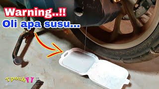 Download lagu Waspada..!!! Oli gardan nmax atau motor matic lainnya berubah menjadi putih susu mp3