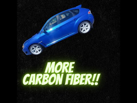 Subaru WRX STI Carbon Fiber Hood Scoop & Bumper Vents - The Ultimate Aggressive Makeover!