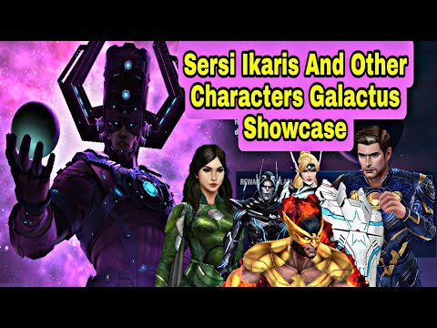 Sersi Ikaris And Others Top Characters Galactus Clear Showcase November 2021 - Marvel Future Fight