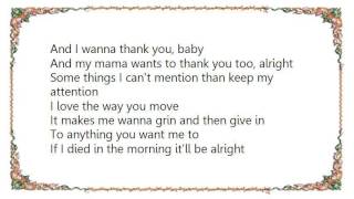 Delbert McClinton - I Wanna Thank You Baby Lyrics