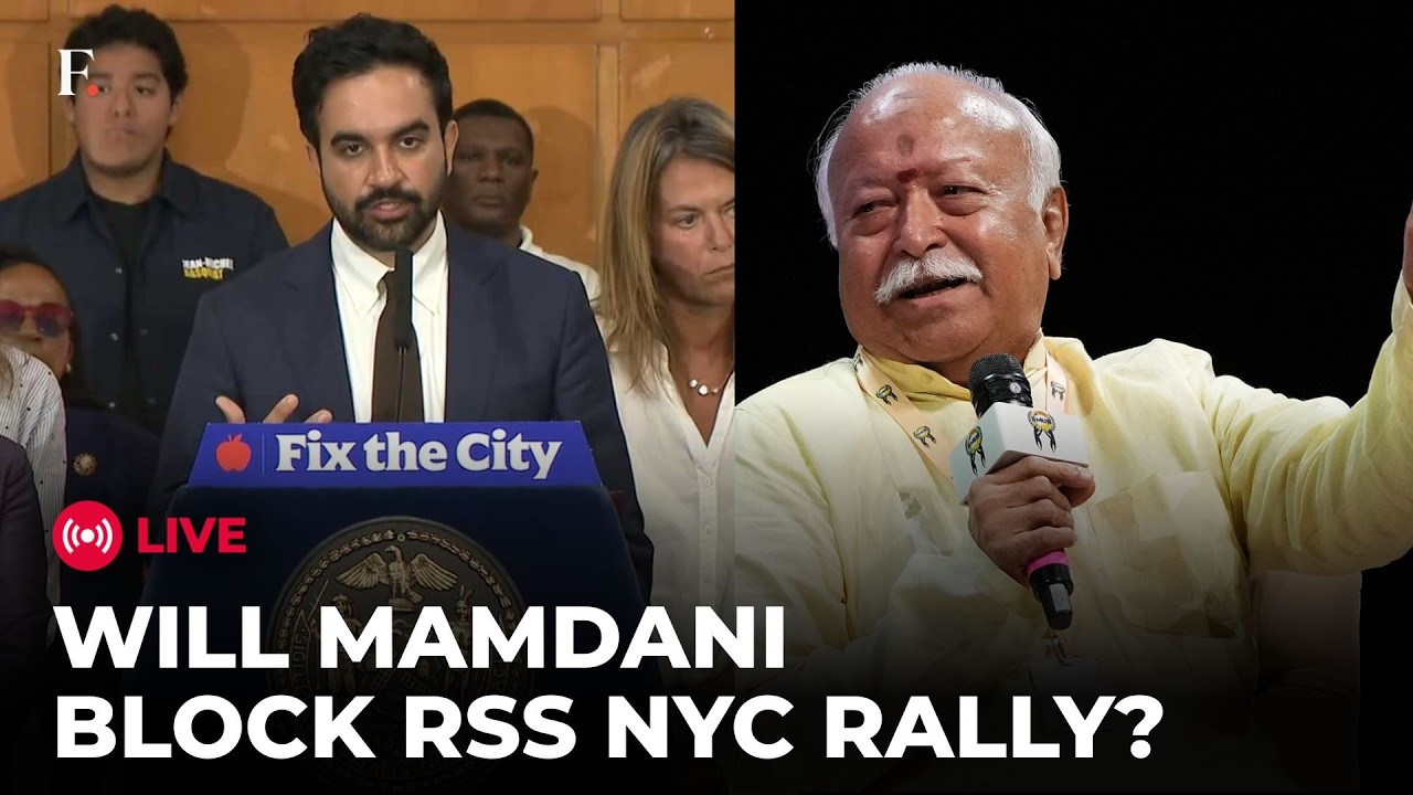 Mamdani LIVE | Mayor Mamdani Opposes RSS Chief Bhagwat’s New York Event: ‘I Don’t Support the Rally’