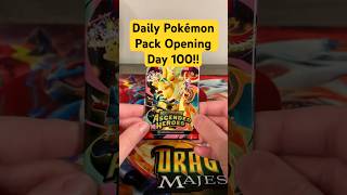 DAY 100 OF OPENING POKÉMON! #pokemoncards #pokemontcg #pokemoncommunity #SLAPorCRAP #shorts