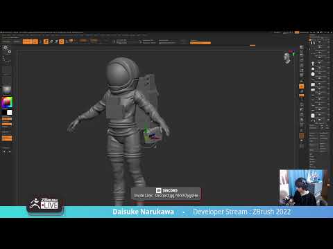 [EN] LIVE Look Into ZBrush 2022! - Starting a Character from scratch