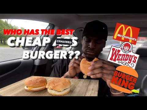 Who has the BEST Cheap Cheeseburger !? | Wendy’s vs Burger King vs McDonalds
