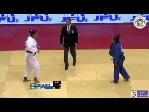 Judo 2013 Grand Prix Tashkent: Erkinbaeva (UZB) - Uteeva (UZB) [+78kg] bronze