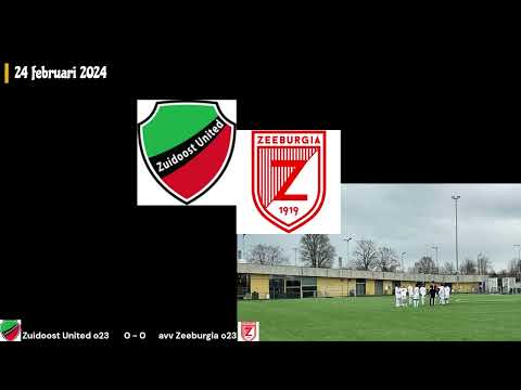 Zuidoost United o23 - avv Zeeburgia o23 (1-3) 4-5