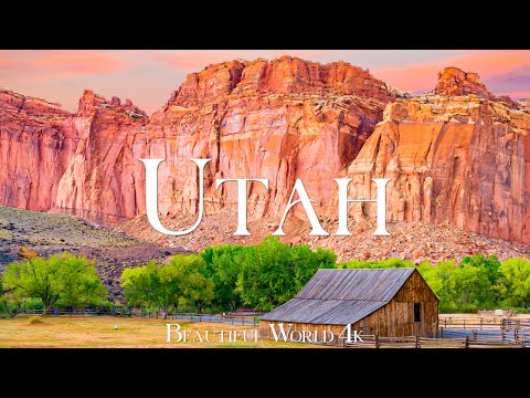 Utah 4K Drone Nature Film - Calming Piano Music - Amazing Nature