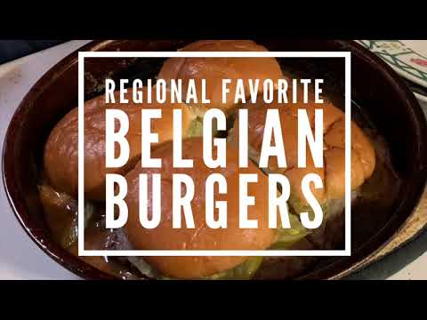 Belgian Burger! Regional Favorite! | Oven Baked Burgers | John Eats Cheap