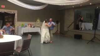 Daddy-Daughter Wedding - Deanna Walker and her dad, Scott McKibbon