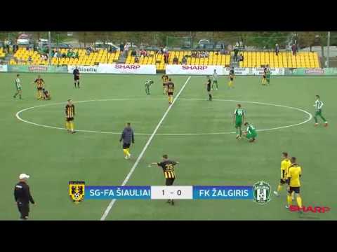 SHARP Elitinė jaunių lyga: ŠSG-FA Šiauliai – FK Žalgiris U17 santrauka