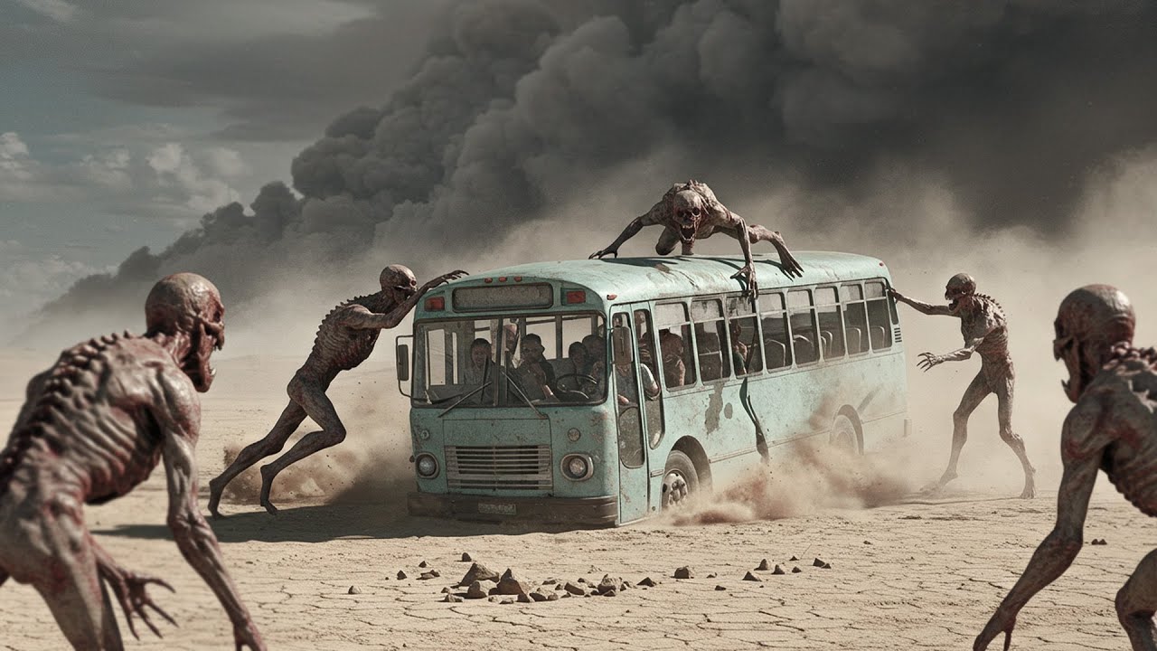 Perdidos no Deserto, Passageiros Tem Ônibus Como Única Proteção Contra Ataque de Criaturas Bestiais