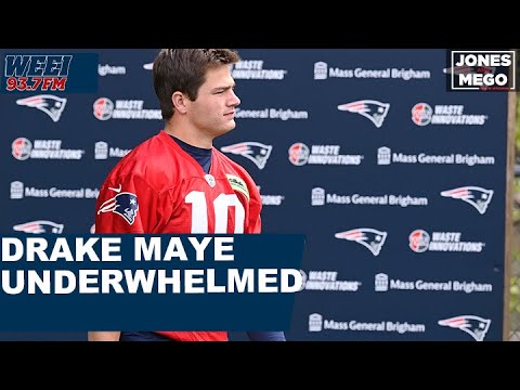 Did Drake Maye underwhelm in his 'First impression' with the Patriots? || Jones & Mego