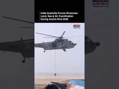 India-Australia Forces Conduct Joint Coastal HADR Exercise During Austra Hind 2026 #shorts