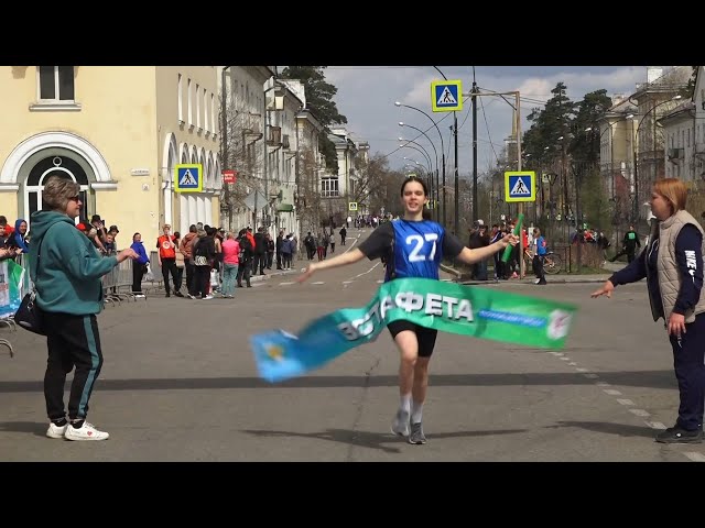 В Ангарском округе  прошла легкоатлетическая эстафета