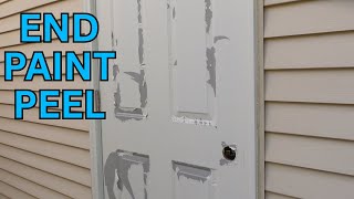 Fix Peeling Paint on Door