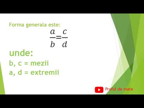 LECȚIA 2: Rapoarte și proporții