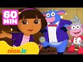 Dora | ¡Dora la Exploradora hace nuevos amigos! 💓 Compilación de 1 hora | Nick Jr. en Español