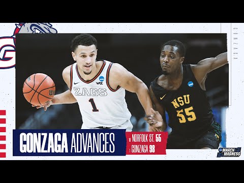 Gonzaga vs. Norfolk State - First Round NCAA tournament extended highlights