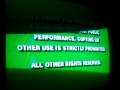 Green FBI Warning Screens Hollywood Pictures Home Video Logo Green Format Screens Mp4