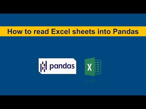 How to Read and Write Multiple Sheets to Pandas Dataframes 2022