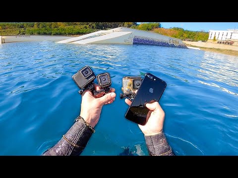 Diving Closed Wakeboard Park Pond for LOST Valuables!