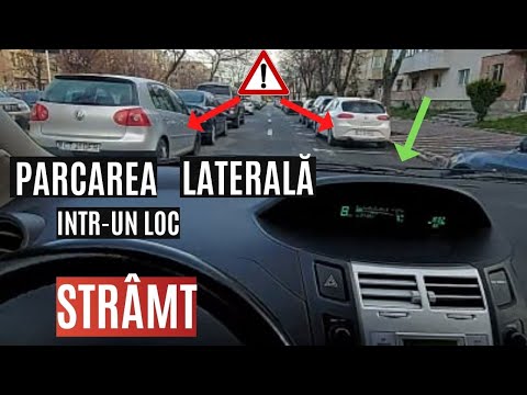 Școala De Șoferi-Parcarea laterală cu spatele între două mașini Ep 1 ( repere și sfaturi )