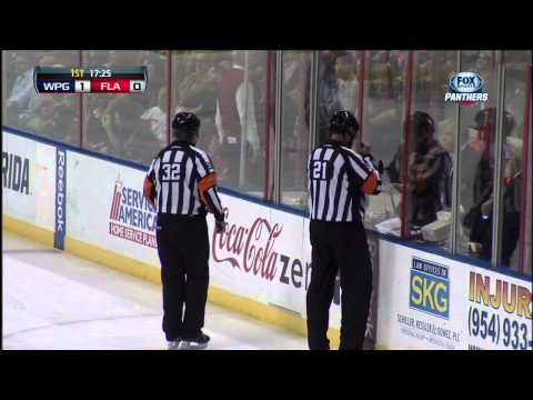 Andrew Ladd goal 1-0 Mar 8 2013 Winnipeg Jets vs Florida Panthers NHL Hockey