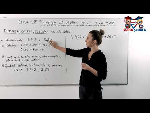 Clasa a III-a - Formarea, citirea și scrierea numerelor naturale - Partea 2