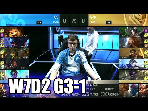 Cloud 9 vs Apex Gaming | Game 1 S6 NA LCS Summer 2016 Week 7 Day 2 | C9 vs APX G1 W7D2 1080p