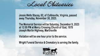Obits for December 6, 2023
