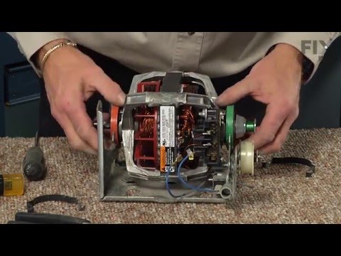 Kenmore Dryer Repair – How to replace the Drive Motor with Threaded Shaft - 120V 60Hz