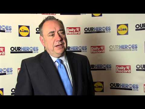 Daily Record Our Heroes Awards 2015  - Alex Salmond interview