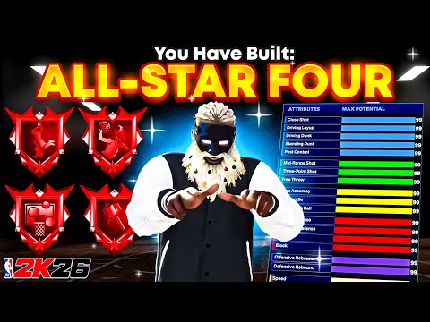This *NEW* 6'11 BUILD w/ NO WEAKNESS is BREAKING NBA 2K26🔥BEST POWER FORWARD BUILD 2K26