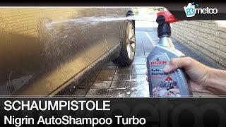 Wasserschlauch Schaumpistole Nigrin Autoshampoo Turbo KEINE Kärcher FJ6 und Foam Lance Alternative