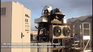 BAS® WHIMS Wet High Intensity Electromagnetic Separator Labratory Hematite Beneficiation