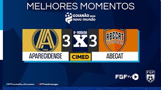 MELHORES MOMENTOS CENTRO APARECIDENSE X ABECAT | 8 RODADA GOIANÃO 2026