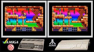 A500 vs Atari ST : MAGIC BOY (Side by side comparison)