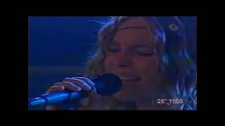 BELINDA - VIVIR  LIVE (ACUSTICO) 2003•|  PROGRAMA LA MUEVE•| REMASTERIZADO A 1080 P HD