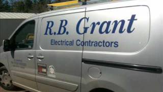 preview picture of video 'Electrician Fife Scotland RB Grant Electrical Contractor security and fire alarm installer'