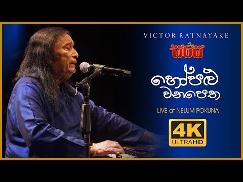 Hopalu Wanapetha LIVE 4K | හෝපළු වනපෙත | Victor Ratnayake @ SARASA Nelum Pokuna